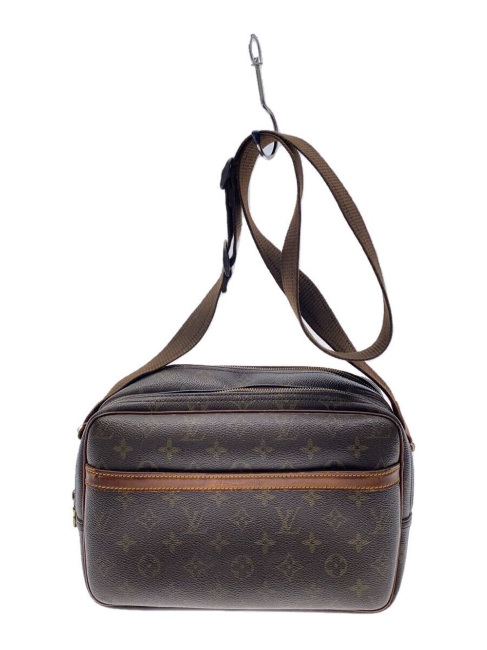 LOUIS VUITTON Reporter Monogram Canvas Brown